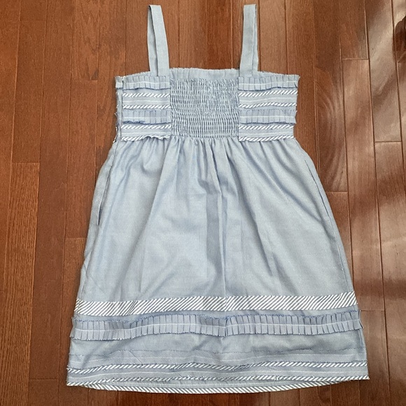 Kitty Kat Blue & White Striped Sundress - Picture 7 of 9